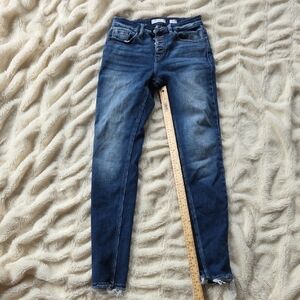 KanCan Women's Skinny Jeans - Medium Blue